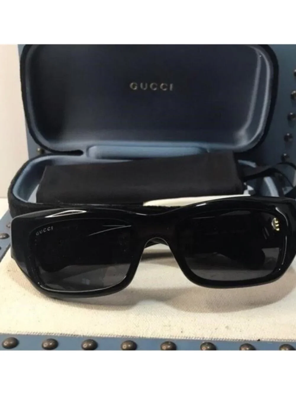 ✨ Luxury New Authentic Gucci GG1296S 001 Sunglasses ✨